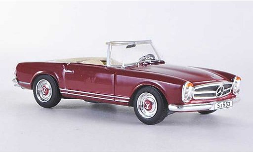 Mercedes 230 SL 1/43 WhiteBox (W113) rot 1963 modellautos