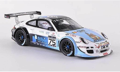Porsche 911 GT3 1/43 Spark R 2012 No.75 Alcra Flash 24h Spa M.Hennerici/X.Maassen/M.Goossens modellautos