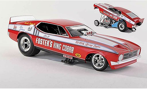 Ford Mustang Funny Car 1/43 Ertl NHRA Foster's King Cobra modellautos