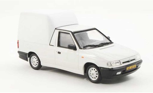 Skoda Felicia Pick-Up 1/43 Abrex weiss/weiss 1996 modellautos