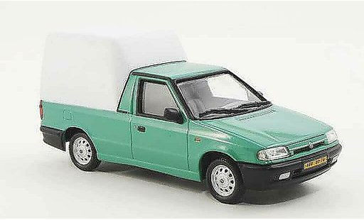 Skoda Felicia Pick-Up 1/43 Abrex gr&Atilde;&frac14;n/weiss 1996 modellautos