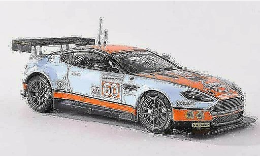 Aston Martin V8 vantage 1/43 IXO No.60 Gulf Racing 24h Le Mans 2011 F.Giroix/M.Wainwright/R.Goethe modellautos