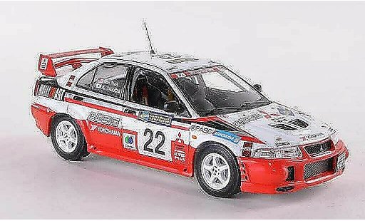 Mitsubishi Lancer Evolution VI 1/43 IXO No.22 Ralliart Rally China 1999 K.Taguchi/R.Teoh modellautos