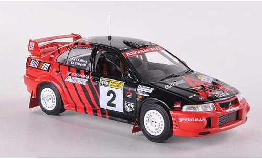Mitsubishi Lancer Evolution VI 1/43 IXO No.2 Ralliart Yokohama Rally of Canberra 1999 Y.Kataoka/S. Hayashi modellautos