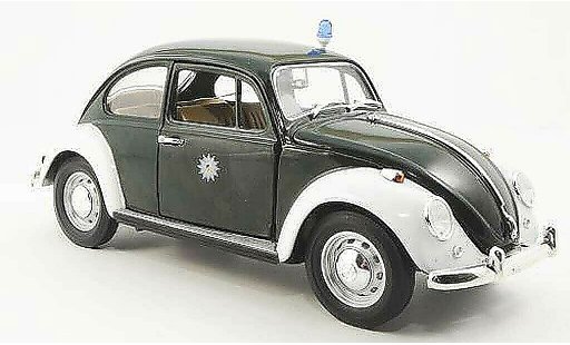 Volkswagen Kafer Base 1/18 Yat Ming Polizei Stuttgart gr&Atilde;&frac14;n/weiss modellautos