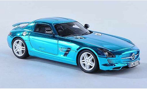 Mercedes SLS Coupe 1/43 Spark AMG E-conduire -blau 2012 modellautos