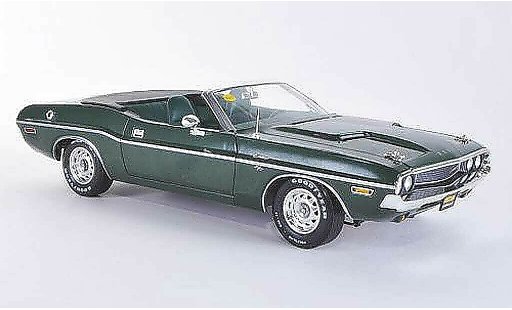 Dodge Challenger 1970 1/18 Greenlight Hemi Cabrio R/T gr&Atilde;&frac14;n modellautos
