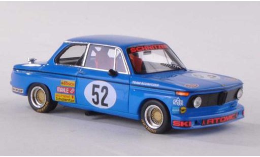 Bmw 2002 tii 1/43 Spark No.52 Atomic DRM 1974 W.May modellautos