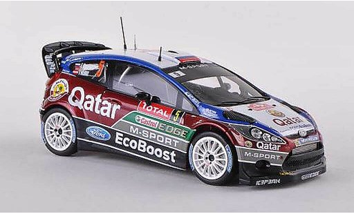 Ford Fiesta WRC 1/43 Spark No.5 Qatar Rally Monte Carlo 2013 E.Novikov/I.Minor modellautos
