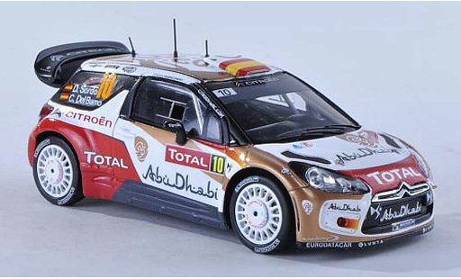 DS Automobiles DS3 WRC 2013 1/43 Spark No.10 Abu Dhabi Rally Monte Carlo D.Sordo/C.Del Barrio modellautos