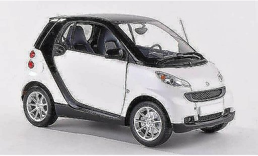 Smart ForTwo Coupe 1/18 Minichamps weiss/schwarz 2007 modellautos