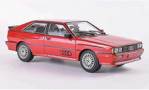 Audi Quattro coupe 1/43 Minichamps rot 1981 modellautos