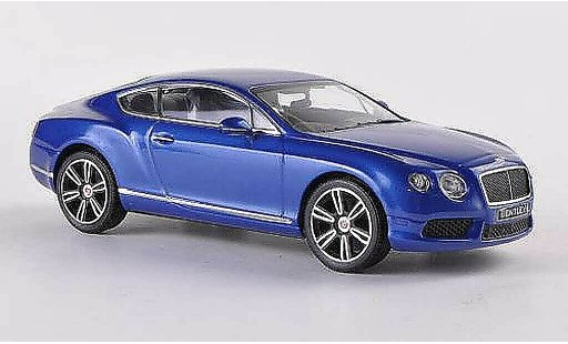 Bentley Continental GT V8 1/43 Minichamps blau LHD 2011 modellautos