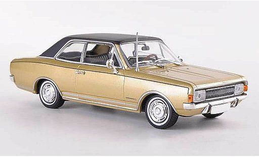Opel Commodore A 1/43 Minichamps gold/schwarz 1966 modellautos