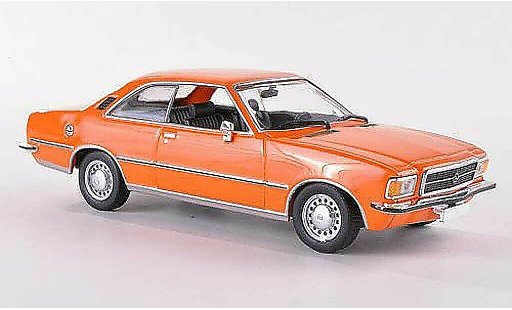 Opel Rekord D 1/43 Minichamps Coupe orange 1975 modellautos