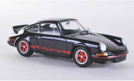Porsche 911 RS 1/43 Minichamps Carrera 2.7 schwarz mit roten Streifen und Felgen 1972porsche_ porsche__ modellautos