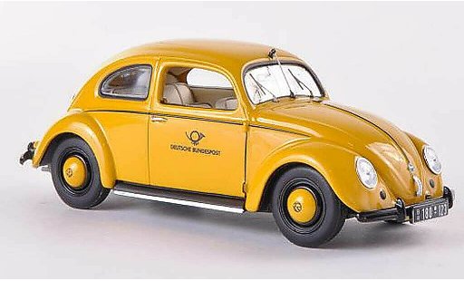 Volkswagen Kafer Base 1/43 Minichamps 1200 Export Deutsche Bundespost 1951 modellautos