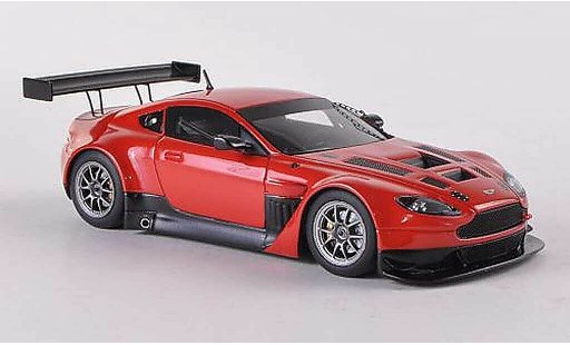 Aston Martin V12 GT3 Vantage course 1/43 Minichamps GT3 Vantage rot Plain Body Version 2012 modellautos