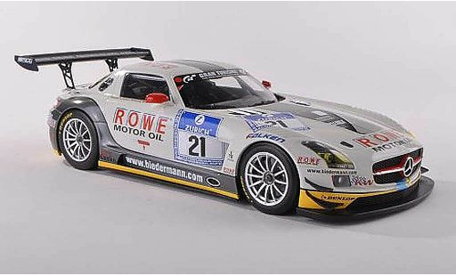 Mercedes SLS GT3 1/43 Minichamps AMG No.21 Rowe Racing 24h Nuerburgring 2012 Zehe/Hartung/Rehfeld/Bullitt modellautos
