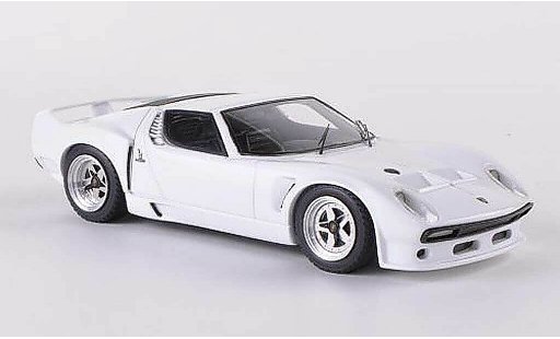 Lamborghini Miura SVJ 1/43 Look Smart Hard Top weiss 1966 modellautos