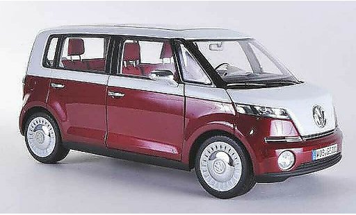 Volkswagen Bulli Concept 1/18 Norev rot/weiss Autosalon Genf 2011 modellautos