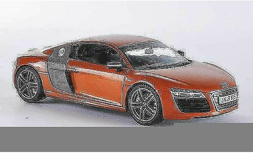 Audi R8 coupe 1/43 Schuco orange/carbon 2012 modellautos