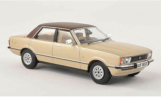 Ford Cortina Ghia 1/43 Vanguards MkIV 2.0 beige/lumineuses-brun RHD modellautos