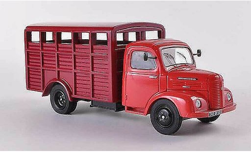Hotchkiss PL50 Viehtransporter 1/43 Eligor rot/rot modellautos