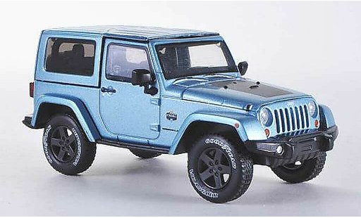 Jeep Wrangler Base 1/43 Greenlight Arctic Special Hardtopblau 2012 modellautos