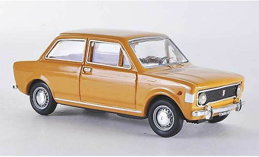 Fiat 128 Berlina 1/43 Rio 2 turig gelb 1969 modellautos