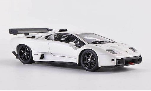 Lamborghini Diablo GTR 1/43 Kyosho S weiss modellautos