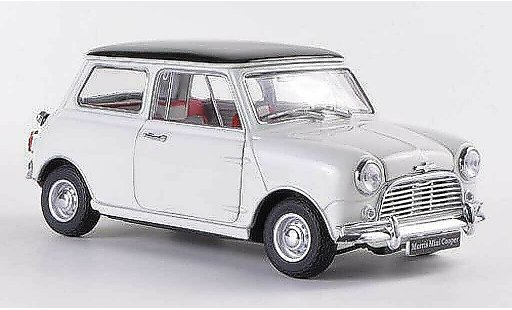 Austin Mini cooper s 1/18 Kyosho MkI 1275S weiss/schwarz RHD modellautos