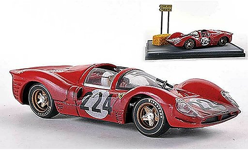 Ferrari 330 P4 1/43 Brumm No.224 Nino Vaccarella Targa Florio 1967 modellautos