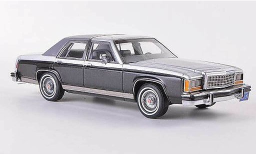 Ford LTD 1973 1/43 Matrix Crown Victoria grau/anthrazit/mattgrau modellautos