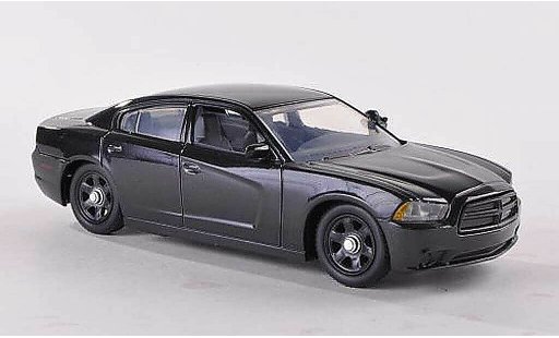 Dodge Charger Police 1/43 First Response schwarz undekoriertes Polizeifahrzeug 2012 modellautos