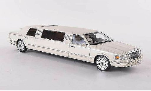 Lincoln Town Car 1997 1/43 GLM Limousine elfenbein/mattweiss modellautos
