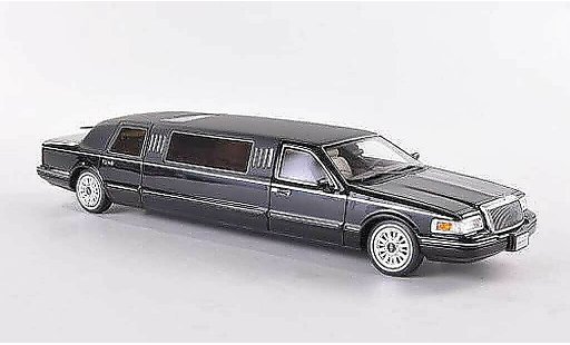 Lincoln Town Car 1997 1/43 GLM Limousine schwarz/mattschwarz modellautos