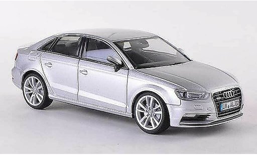 Audi A3 berline 1/43 Herpa Limousine grau 2013 modellautos