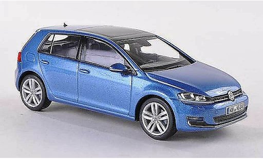 Volkswagen Golf Base 1/43 Herpa blau 5-Turer 2013 modellautos