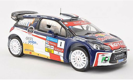DS Automobiles DS3 WRC 2013 1/43 IXO No.1 Rallye Du Chablais S.Loeb modellautos