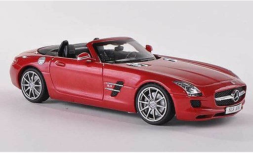 Mercedes SLS Roadster 1/43 Schuco AMG rot modellautos