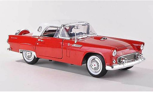 Ford Thunderbird Two-Seater 1/18 Motormax Hardtop rot/weiss modellautos