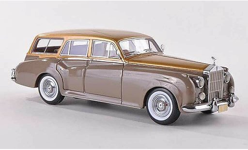 Rolls Royce Silver Cloud Base 1/43 Matrix Harold Radford SC biens dore/-brun LHD 1959 modellautos