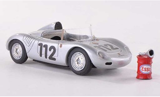 Porsche 718 Base 1/43 Jolly Model 1959 K 1500 winner Targa Florio No. 112 mit Esso Kraftstoffass und Einfulltrichter modellautos
