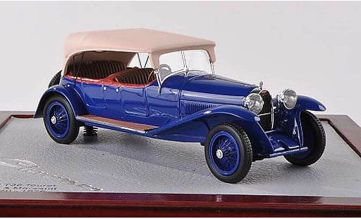 Bugatti 38 tourer 1/18 Chromes Lavocat & Marsault blau/beige ferme 1926 modellautos