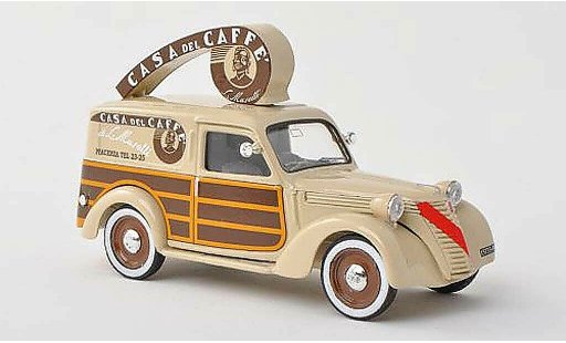 Fiat 1100 Furgone 1/43 Brumm Caffe Musetti Van modellautos