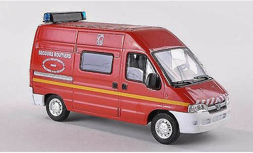 Peugeot Boxer Base 1/43 Solido Secours routier Indre pompiers (F) modellautos