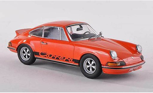 Porsche 911 RS 1/43 Schuco Carrera 2.7 rot avec schwarzem Schriftzug modellautos