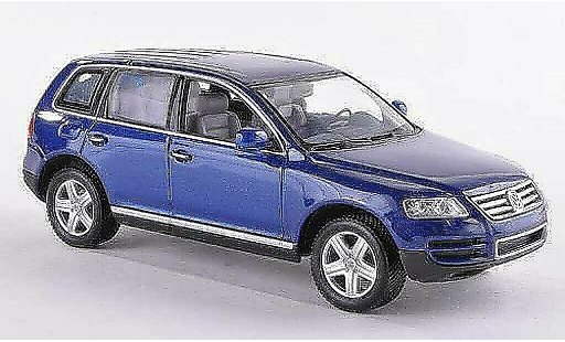 Volkswagen Touareg Base 1/43 Minichamps blau 2002 modellautos
