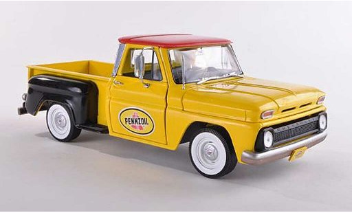 Chevrolet C-10 Pickup 1/18 Greenlight Stepside Pennzoil 1965 modellautos